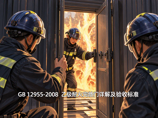 GB 12955-2008乙级防火门耐火完整性详解及验收标准