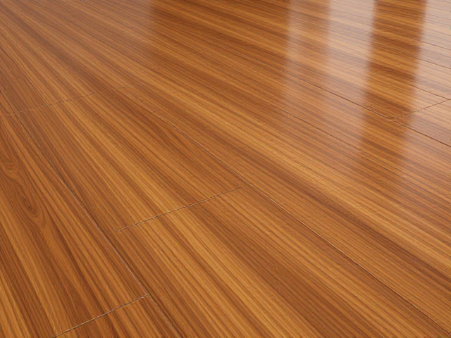 番龙眼实木地板涂刷防腐油，应力平衡防裂，打造高颜值耐用地面