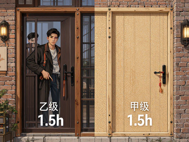 乙级防火门用木质骨架吗?填充珍珠岩还是防火板?对比甲级1.5h标准
