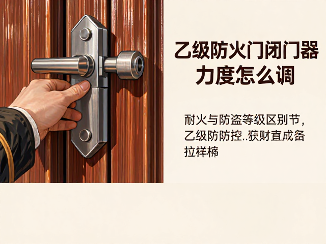 乙级防火门闭门器力度怎么调？耐火与防盗等级区别详解