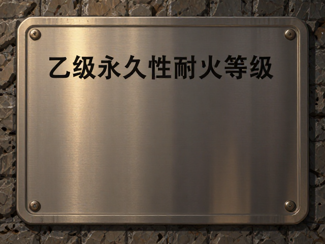 乙级永久性耐火等级铭牌在防火封堵中的规范应用与验收标准