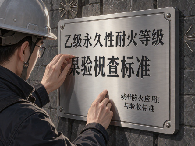 乙级永久性耐火等级铭牌在防火封堵中的规范应用与验收标准