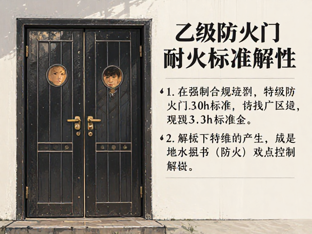 乙级防火门耐火隔热性,特级防火门3.0h标准解析