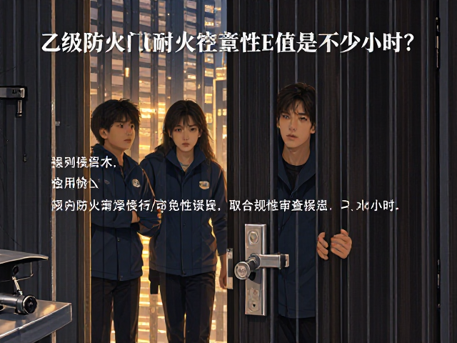 乙级防火门耐火完整性E值是多少小时?详解防火时效标准