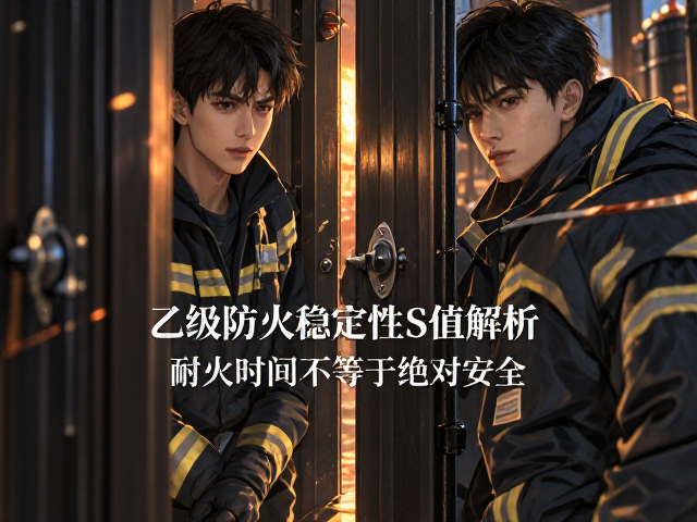 乙级防火门耐火稳定性S值解析,耐火时间不等于绝对安全