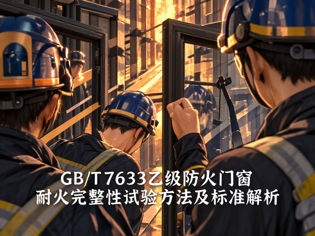 GB/T 7633乙级防火门窗耐火完整性试验方法及标准解析