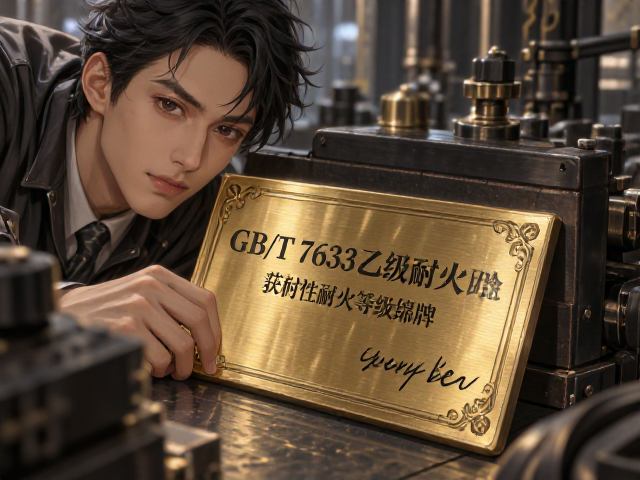 GB/T 7633乙级耐火试验，如何获取永久性耐火等级铭牌？