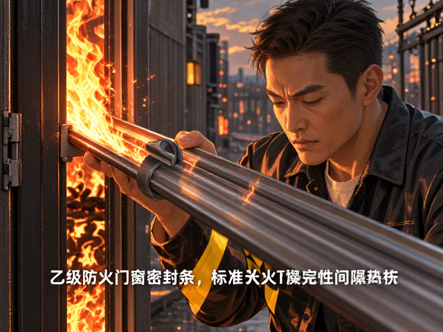 乙级防火门窗密封条遇热膨胀技术，标准火灾下保持完整性与隔热性解析