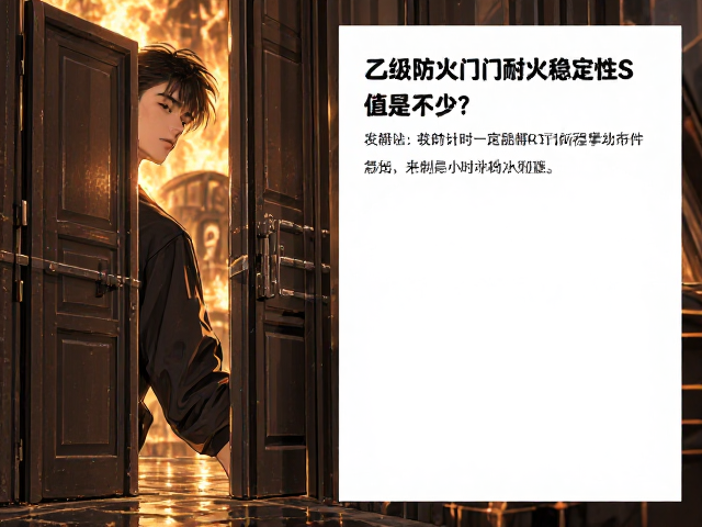 乙级防火门耐火稳定性S值是多少？以小时(h)计的国标要求解析