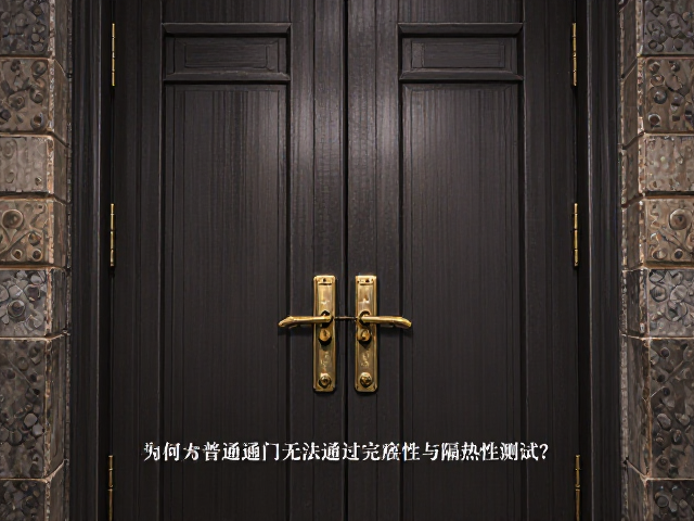 乙级防火门耐火时间，为何普通门无法通过完整性与隔热性测试？