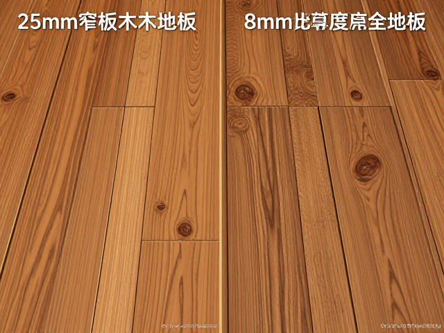 25mm窄板实木地板与8mm地板对比,厚度怎么选?
