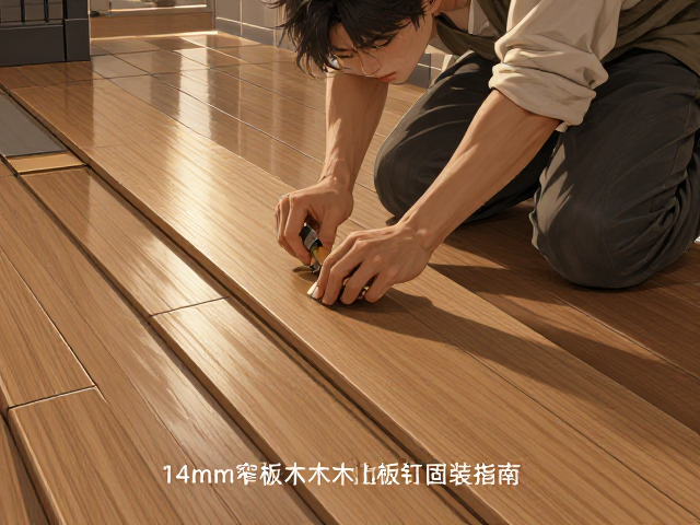 14mm窄板实木地板钉固安装指南，稳固防潮与施工要点