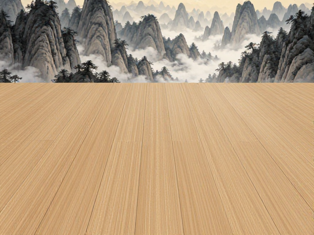 极简风实木地板,山水意境下的自然纹理美学