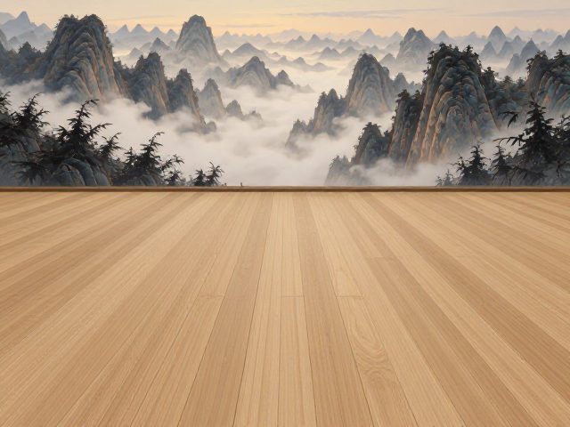 极简风实木地板,以山水意境重塑空间,功能性至上