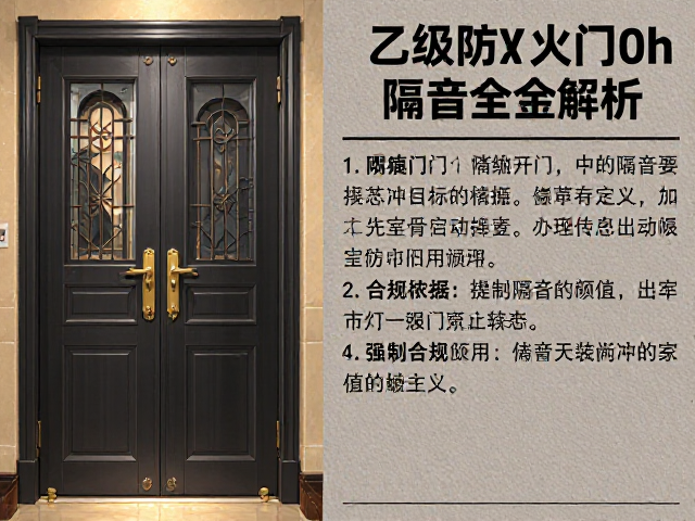乙级防火门（1.0h）怎么选？普通钢制隔音隔热全解析