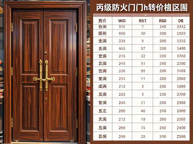 丙级防火门0.5h普通钢制木纹转印选购指南与价格解析