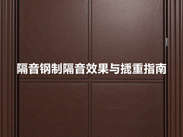普通钢制隔音棉夹层皮革门，隔音效果与选购指南