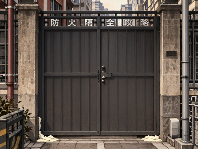 临街住宅用普通钢制门，防火泥封堵，防火隔音全攻略