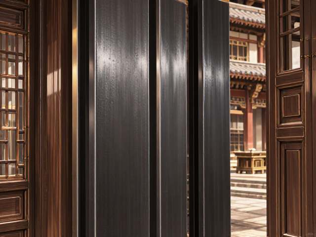 普通钢制门框钢板厚1.2-2.0mm，融合传统木作技艺