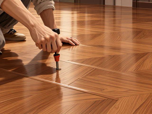 原色实木地板浮雕立体感打钉固定安装与保养指南