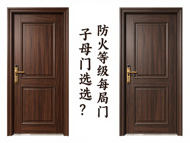 单开平开与子母门怎么选？高防火等级门选购指南