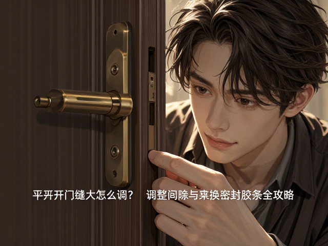 单开/平开门缝大怎么调？调整间隙与换密封胶条全攻略