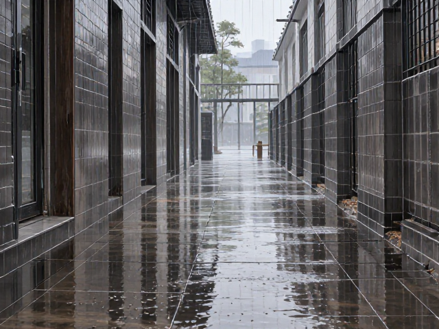 走廊雨天防溅隔音降噪,通道排水改造全攻略