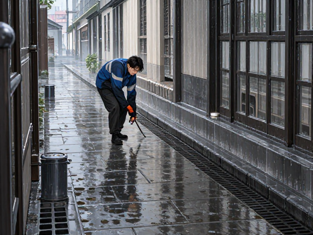 走廊雨天防溅隔音降噪,通道排水改造全攻略