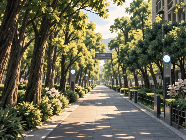 四季景观走廊,智能联动打造沉浸式通行体验