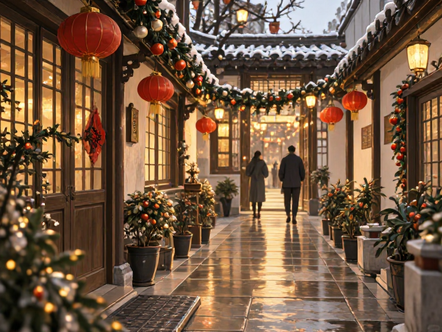 庭院维护进出攻略，走廊通道节日装饰挂载与收纳