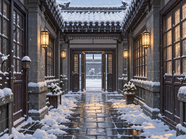 雪天承重抗冻!挑高双层门洞走廊通道装修指南