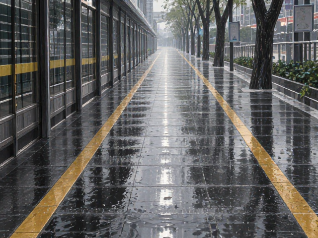 潮湿多雨地区走廊通道防滑改造指南,标准人行通道安全规范