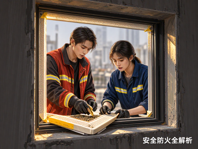 方形防火视窗防撞胶粒与护角条安装指南,安全防火全解析