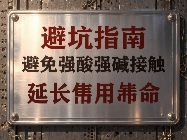 PVC/亚克力设备铭牌避坑指南，避免强酸强碱接触，延长使用寿命