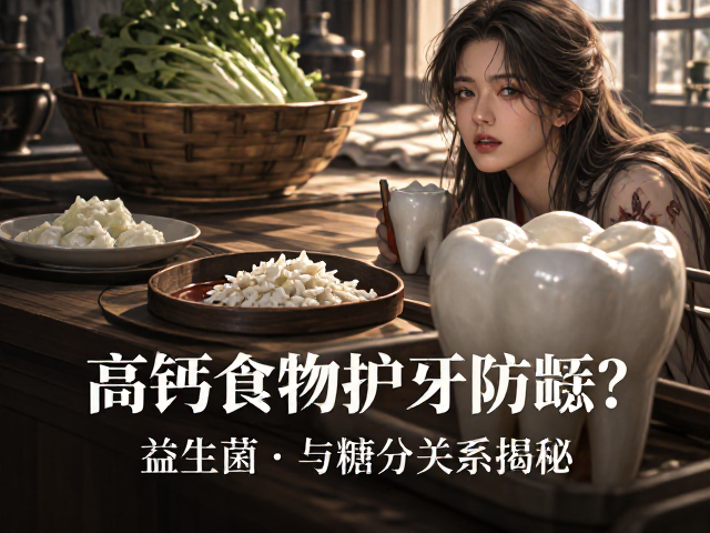 高钙食物护牙防龋?益生菌与糖分关系揭秘