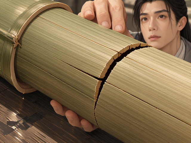 松木竹筒工艺,纵裂成因解析与防裂保养指南