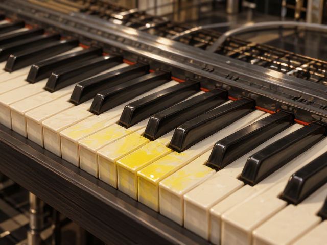 ABS琴键防黄变技术解析，键床工艺如何提升键盘耐用性？