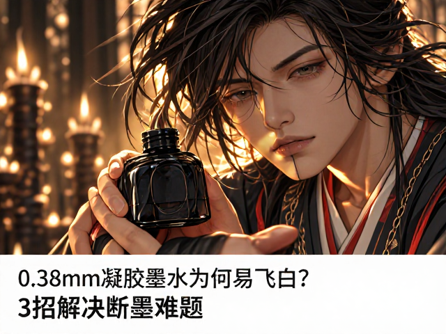 0.38mm凝胶墨水为何易飞白?3招解决断墨难题