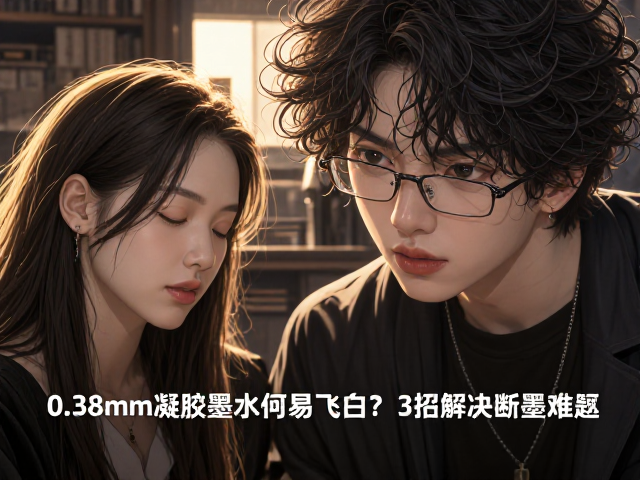 0.38mm凝胶墨水为何易飞白?3招解决断墨难题