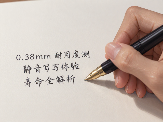 0.38mm笔尖耐用度实测，静音书写体验与寿命全解析