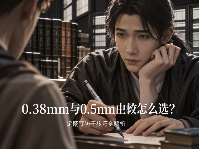 0.38mm与0.5mm中性笔怎么选?定期书写防干技巧全解析