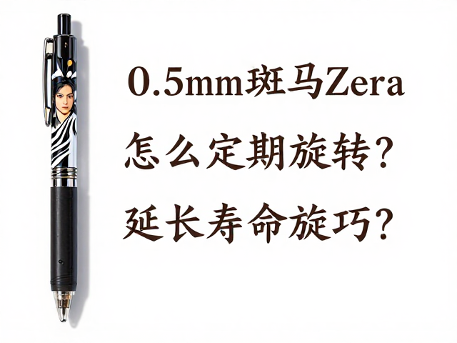 0.5mm斑马Zebra笔芯怎么定期旋转?延长寿命的小技巧