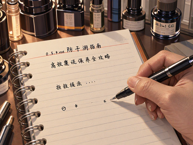 0.5mm中性笔防干涸指南，高效笔记标注与保养全攻略