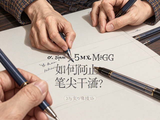 0.5mm晨光M&G笔芯如何防止笔尖干涸?3个实用技巧分享