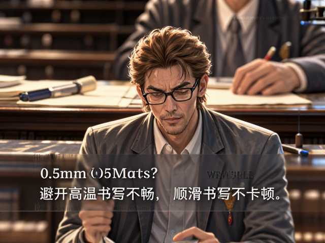 0.5mm笔芯书写不畅？避开高温环境，顺滑书写不卡顿