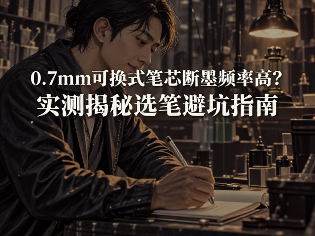 0.7mm可换式笔芯断墨频率高?实测揭秘选笔避坑指南