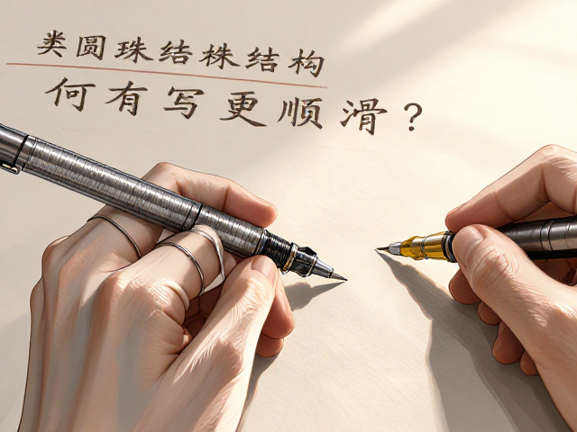 0.7mm金属管中性笔芯，类圆珠结构为何书写更顺滑？