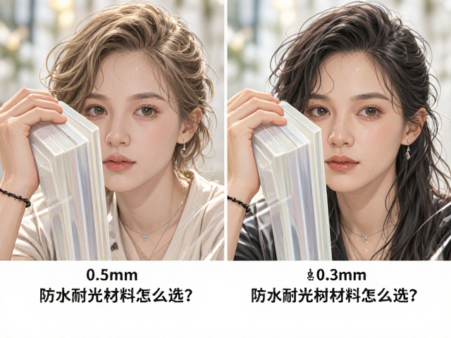 0.5mm与0.3mm防水耐光材料怎么选?性能对比与选购指南