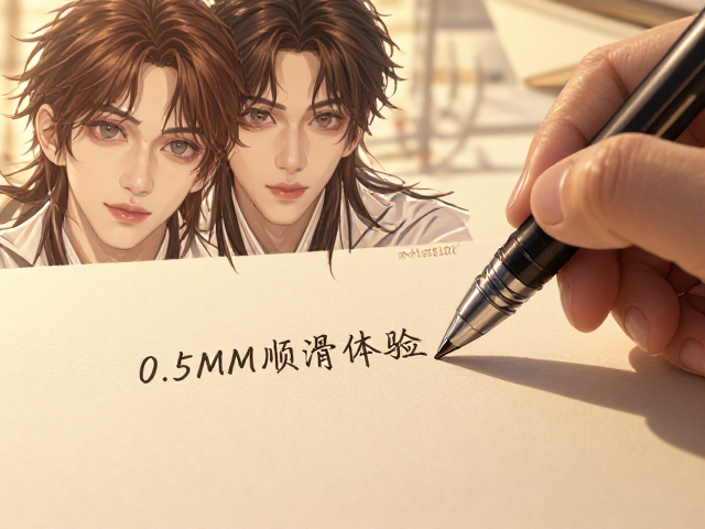 得力S01按动式卡口笔,0.5mm顺滑书写体验与评测