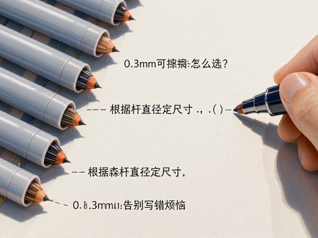 0.3mm可擦除笔怎么选?根据笔杆直径定尺寸,告别写错烦恼
